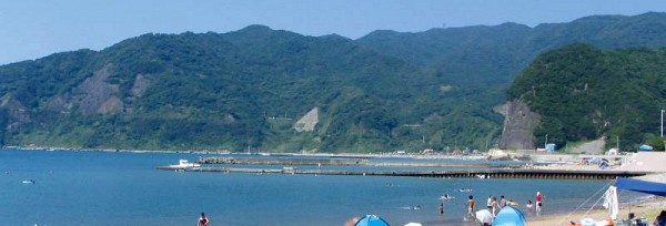 西伊豆町　宇久須海水浴場（ライフセーバーの常駐無し）